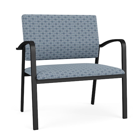 Lesro Newport Bariatric Chair Metal Frame, Black, RS Rain Song Upholstery NP1401
